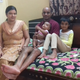 Rajesh Kumar Shukla with his family on Diwali. The station house officer took a short break from work to be with his wife and two daughters.
